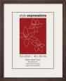 Flat Top Espresso Wood Frame Fits 16 x 20 Print