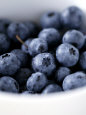 Blueberries, Close-up of Blue Fruits in a Bowl Photographic Print by Susie Mccaffrey