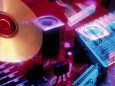 Cd Rom, Computer Electronics, Cables and Connector Lámina fotográfica por Gary Conner