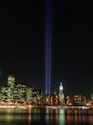 World Trade Center Memorial Lights, New York City Lámina fotográfica por Rudi Von Briel