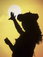 People in Sunsets (Color Photography) Posters