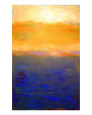 Arte abstracto amarillo (arte decorativo) Pósteres