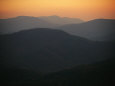 Twilight over the Blue Ridge Mountains View from Skyline Drive, Tanners Ridge Photographic Print by Raymond Gehman