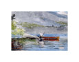 The Red Canoe Giclee Print by Winslow Homer