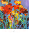 Blue Flower Lámina por Michelle Abrams