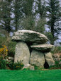 Knockeen Dolmen Near Waterford City, Munster, Ireland