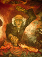 Orozco Mural of Hidalgo at City Hall, Palacio del Gobierno, Guadalajara, Mexico