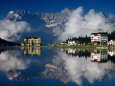 Lago Di Misurina, Gruppo Del Surapis, Dolomites, Dolomiti Bellunesi National Park, Italy Photographie par Witold Skrypczak