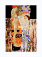 Die drei Lebensalter der Frau (Klimt) Poster