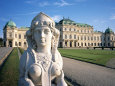Sphinx Statue in the Belvedere Palace, Vienna, Austria