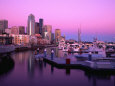 Bell Harbour Marina at Sunset, Seattle, Washington, USA Photographic Print by Richard Cummins