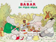 Babar en Pique-Nique Reproduction d'art