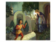 Unidentified Balcony Scene, Possibly Romeo and Juliet Giclee Print by Van Der Syde