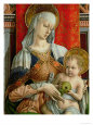 Madonna and Child, Detail from the Sant'Emidio Polyptych, 1473 Lámina giclée por Carlo Crivelli