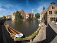Belfort and River Dijver, Bruges, Flanders, Belgium