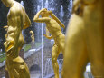 Gold Statues in Fountain, Peterhof, St. Petersburg, Russia