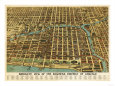 Mapas de Illinois Pósteres