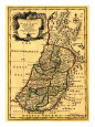 The Tribes of Israel in Palestine - Panoramic Map
