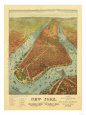 Kaarten van New York Posters