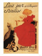 Paris, France - Vingeanne Milk Girl with Cats Advertisement Poster