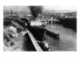 World Famous Ballard Canal Locks in Seattle, WA Photograph - Seattle, WA Reproduction d'art