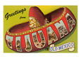Mexico: Greetings from Tijuana / Large Letters Giclée-Druck