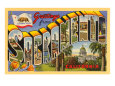 Greetings from Sacramento, California Giclee Print