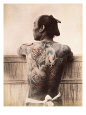 Japanese Tattooed Man, c.1880 Giclee Print