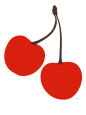 Cherry Art Print by Avalisa