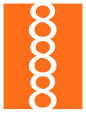 Arte abstracto naranja (arte decorativo) Pósteres