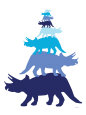 Blue Tritop Reproduction d'art par Avalisa