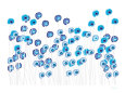 Flores azules (arte decorativo) Pósteres