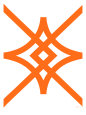 Arte abstracto naranja (arte decorativo) Pósteres