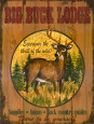 Big Buck Lodge Lámina por Debi Hron