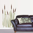 Bullrushes Wandabziehbild