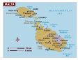 Map of Malta, Europe