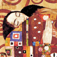 Fulfillment, Stoclet Frieze, c.1909 (detail) Lámina por Gustav Klimt