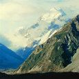 New Zealandsnow-Capped Mountain in New Zealand