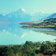 New Zealandsnow-Capped Mountain in New Zealand