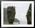 View of Koh Ping-Gan from Koh Ta Poo, Known as James Bond Island, Phang-Nga Bay, Thailand