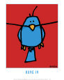 Hang In Art Print by Ed Heck