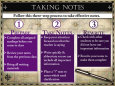 Taking Notes Reproduction d'art