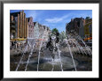 Joy of Living Fountain in University Square, Rostock, Germany