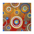 Abstract Orange Fizz Lámina giclée por Ricki Mountain