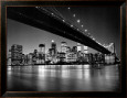 New York, New York, Manhattan Skyline Framed Art Print by Henri Silberman