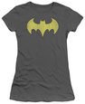 Juniors: DC Comics - Batgirl - Logo Distressed T-Shirt