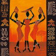Three Gatherers Impressão artística por Izabella Dahlke