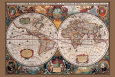 17th Century World Map