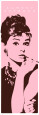 Audrey Hepburn Pôster para porta