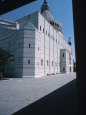 Exterior of Elegant and Religious Basilica of the Annunciation Cathedral in Nazareth, Israel